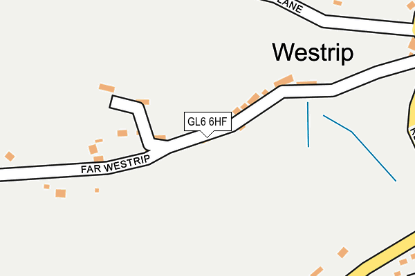 GL6 6HF map - OS OpenMap – Local (Ordnance Survey)