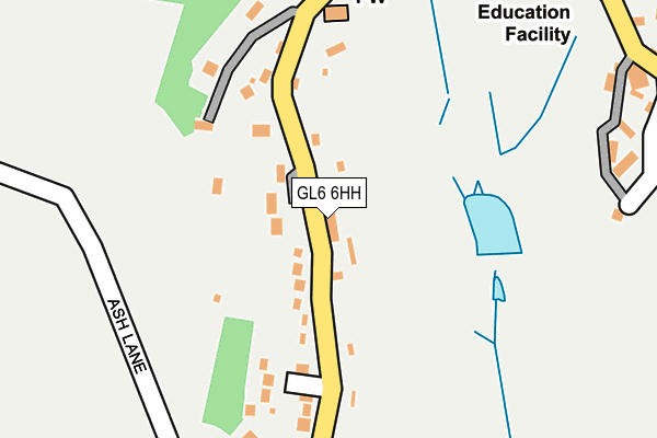 GL6 6HH map - OS OpenMap – Local (Ordnance Survey)