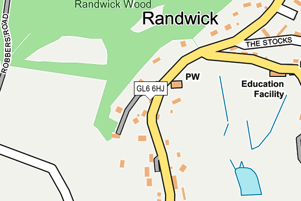 GL6 6HJ map - OS OpenMap – Local (Ordnance Survey)