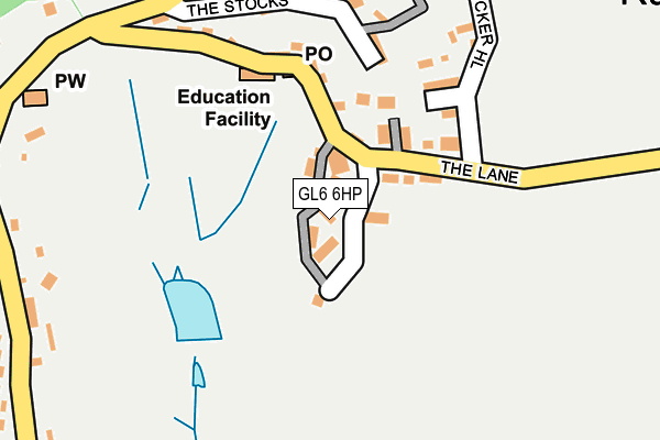 GL6 6HP map - OS OpenMap – Local (Ordnance Survey)