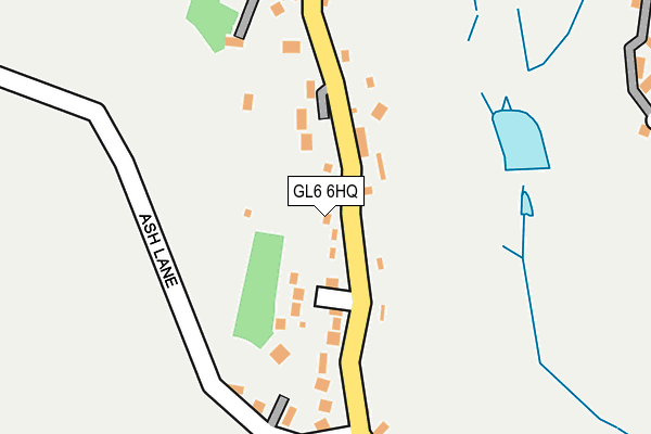 GL6 6HQ map - OS OpenMap – Local (Ordnance Survey)