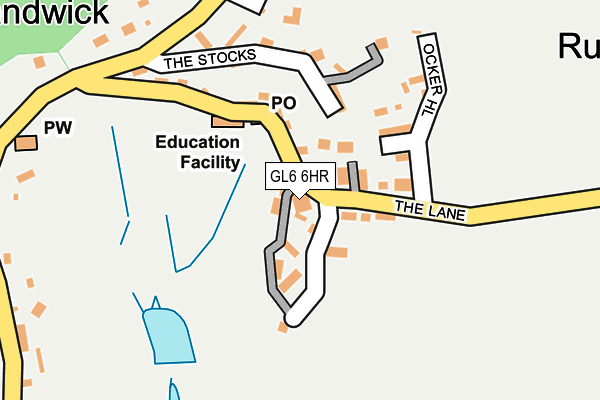 GL6 6HR map - OS OpenMap – Local (Ordnance Survey)