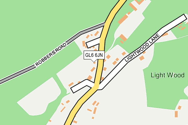 GL6 6JN map - OS OpenMap – Local (Ordnance Survey)