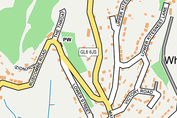 GL6 6JS map - OS OpenMap – Local (Ordnance Survey)