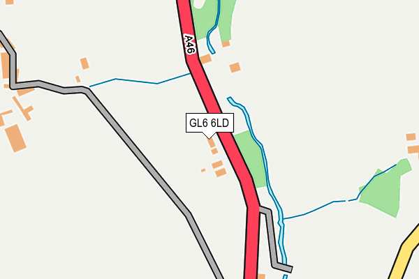 GL6 6LD map - OS OpenMap – Local (Ordnance Survey)