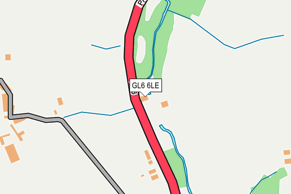 GL6 6LE map - OS OpenMap – Local (Ordnance Survey)