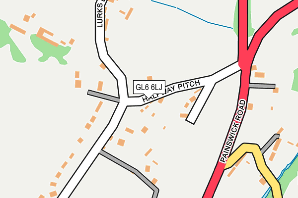 GL6 6LJ map - OS OpenMap – Local (Ordnance Survey)