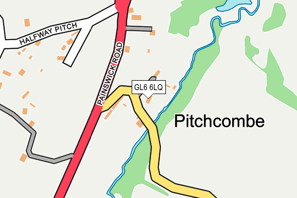GL6 6LQ map - OS OpenMap – Local (Ordnance Survey)