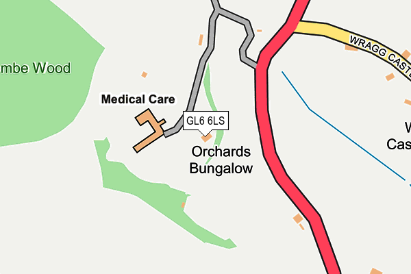 GL6 6LS map - OS OpenMap – Local (Ordnance Survey)