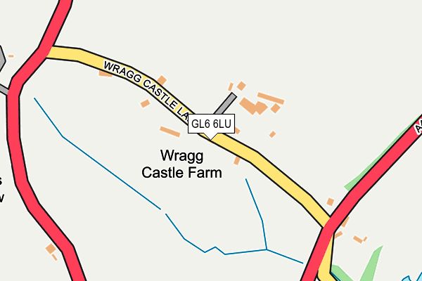 GL6 6LU map - OS OpenMap – Local (Ordnance Survey)