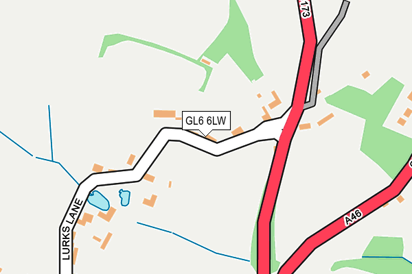 GL6 6LW map - OS OpenMap – Local (Ordnance Survey)