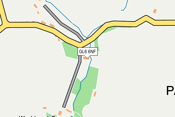 GL6 6NF map - OS OpenMap – Local (Ordnance Survey)