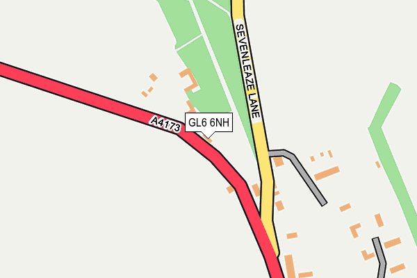 GL6 6NH map - OS OpenMap – Local (Ordnance Survey)