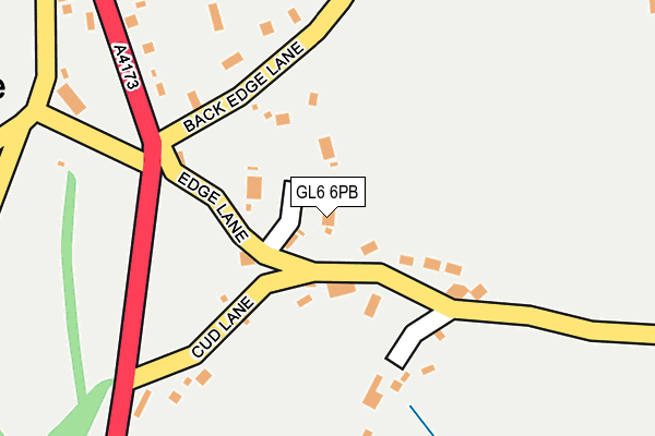 GL6 6PB map - OS OpenMap – Local (Ordnance Survey)