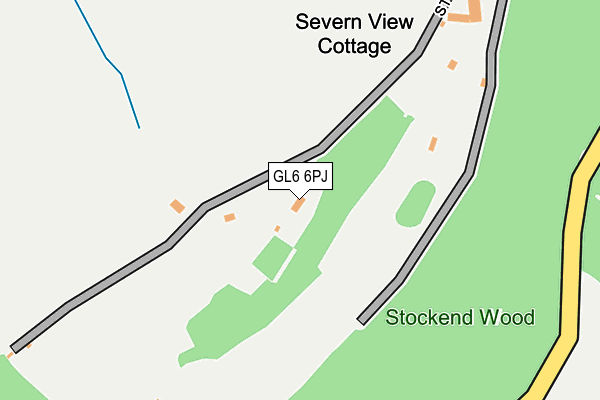 GL6 6PJ map - OS OpenMap – Local (Ordnance Survey)