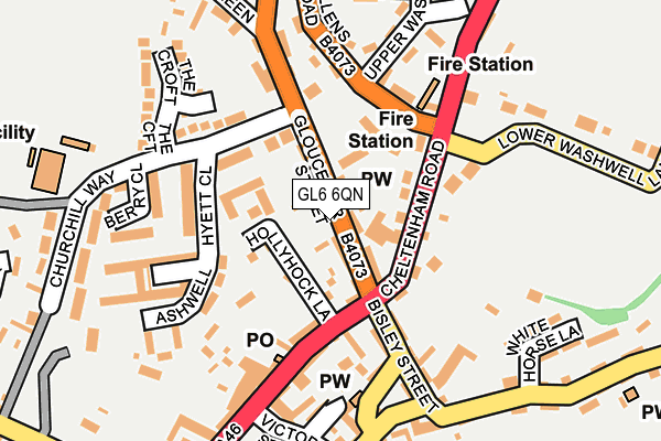 GL6 6QN map - OS OpenMap – Local (Ordnance Survey)
