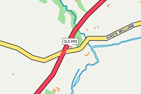 GL6 6RS map - OS OpenMap – Local (Ordnance Survey)