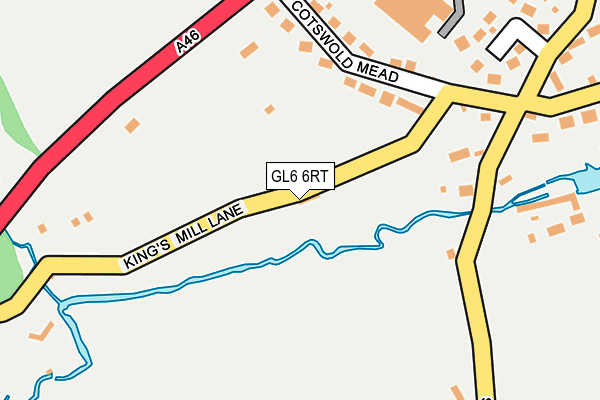 GL6 6RT map - OS OpenMap – Local (Ordnance Survey)