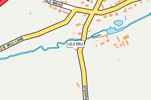 GL6 6RU map - OS OpenMap – Local (Ordnance Survey)