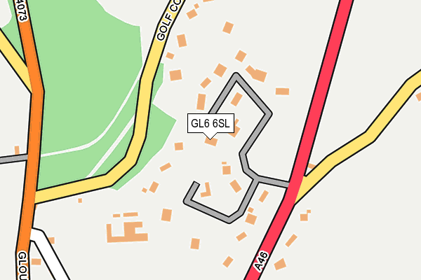 GL6 6SL map - OS OpenMap – Local (Ordnance Survey)