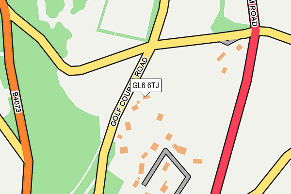 GL6 6TJ map - OS OpenMap – Local (Ordnance Survey)