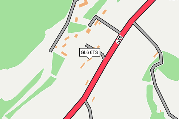 GL6 6TS map - OS OpenMap – Local (Ordnance Survey)