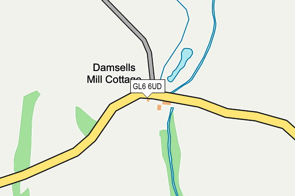 GL6 6UD map - OS OpenMap – Local (Ordnance Survey)