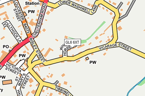 GL6 6XT map - OS OpenMap – Local (Ordnance Survey)