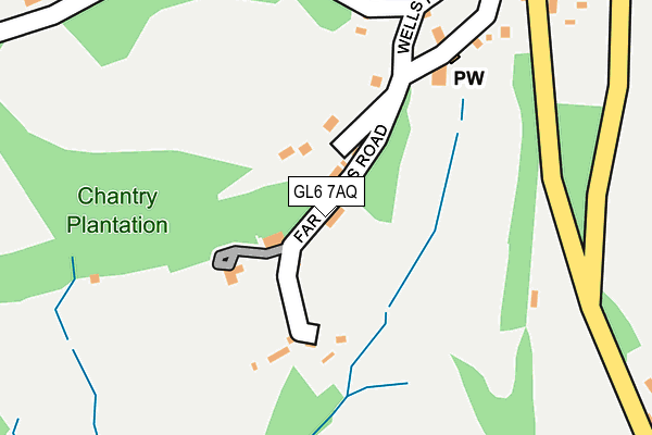 GL6 7AQ map - OS OpenMap – Local (Ordnance Survey)