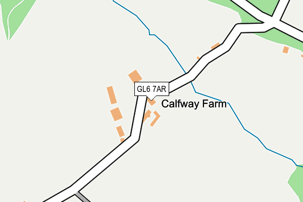 GL6 7AR map - OS OpenMap – Local (Ordnance Survey)