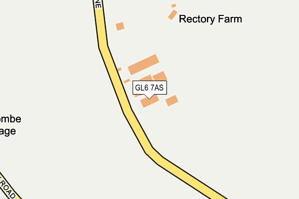 GL6 7AS map - OS OpenMap – Local (Ordnance Survey)