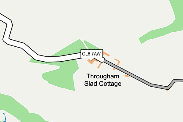 GL6 7AW map - OS OpenMap – Local (Ordnance Survey)