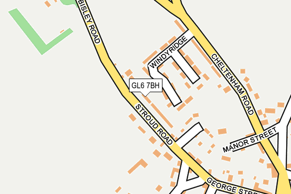 GL6 7BH map - OS OpenMap – Local (Ordnance Survey)