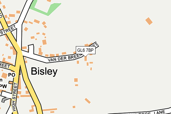 GL6 7BP map - OS OpenMap – Local (Ordnance Survey)