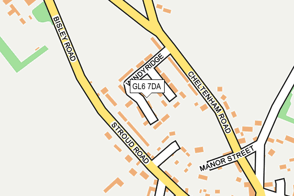 GL6 7DA map - OS OpenMap – Local (Ordnance Survey)