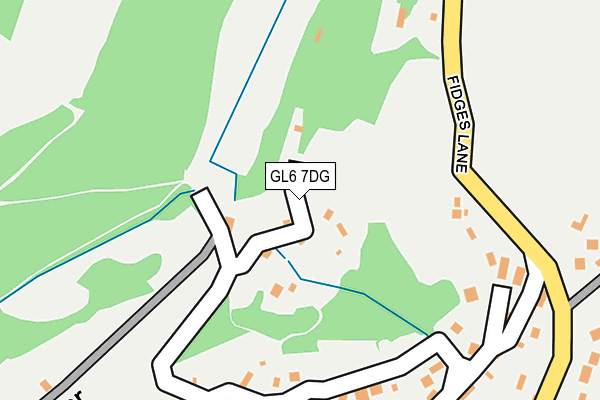 GL6 7DG map - OS OpenMap – Local (Ordnance Survey)