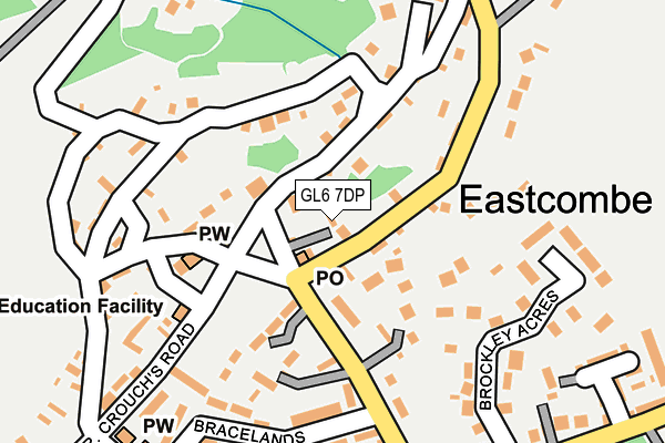 GL6 7DP map - OS OpenMap – Local (Ordnance Survey)