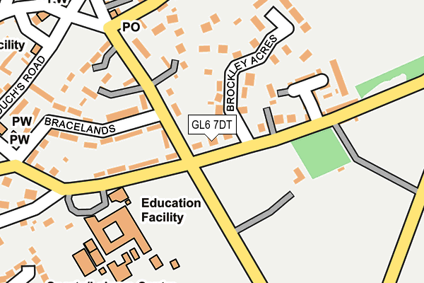 GL6 7DT map - OS OpenMap – Local (Ordnance Survey)