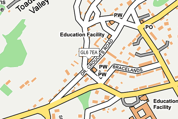 GL6 7EA map - OS OpenMap – Local (Ordnance Survey)