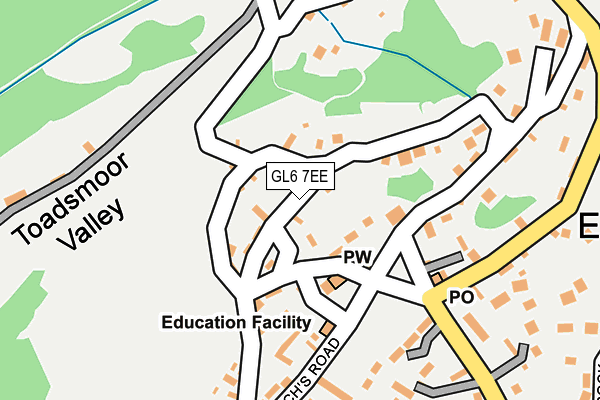 GL6 7EE map - OS OpenMap – Local (Ordnance Survey)