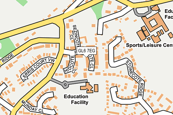 GL6 7EG map - OS OpenMap – Local (Ordnance Survey)