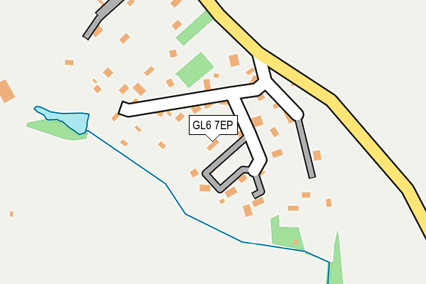 GL6 7EP map - OS OpenMap – Local (Ordnance Survey)