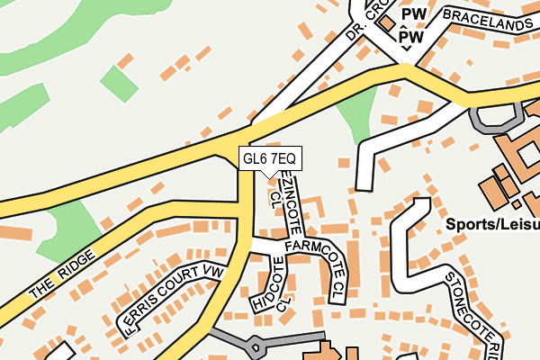 GL6 7EQ map - OS OpenMap – Local (Ordnance Survey)