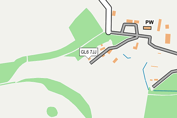 GL6 7JJ map - OS OpenMap – Local (Ordnance Survey)