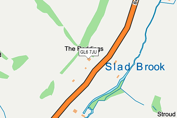 GL6 7JU map - OS OpenMap – Local (Ordnance Survey)