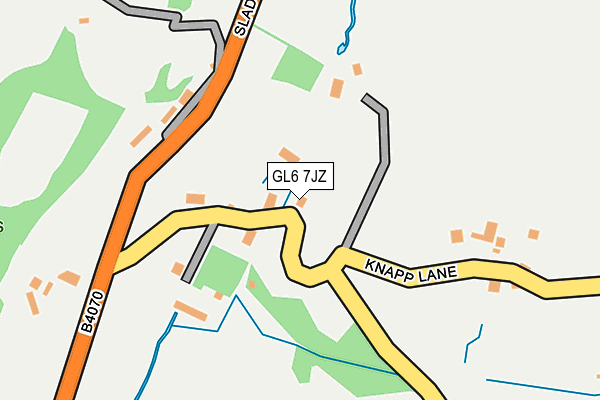 GL6 7JZ map - OS OpenMap – Local (Ordnance Survey)