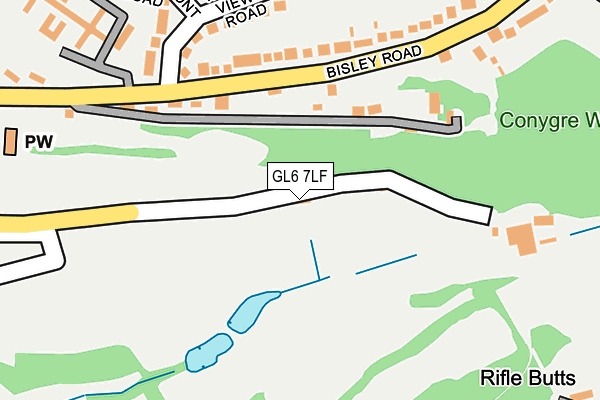 GL6 7LF map - OS OpenMap – Local (Ordnance Survey)