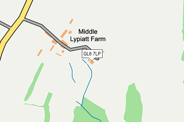 GL6 7LP map - OS OpenMap – Local (Ordnance Survey)