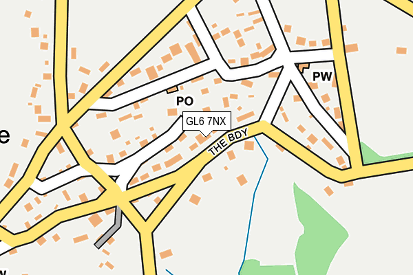 GL6 7NX map - OS OpenMap – Local (Ordnance Survey)