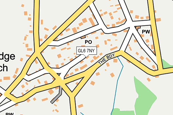 GL6 7NY map - OS OpenMap – Local (Ordnance Survey)
